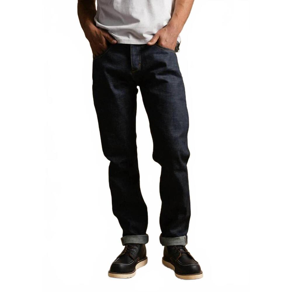 NEW IRON & RESIN cody slightly tapered fit pant in dark wash